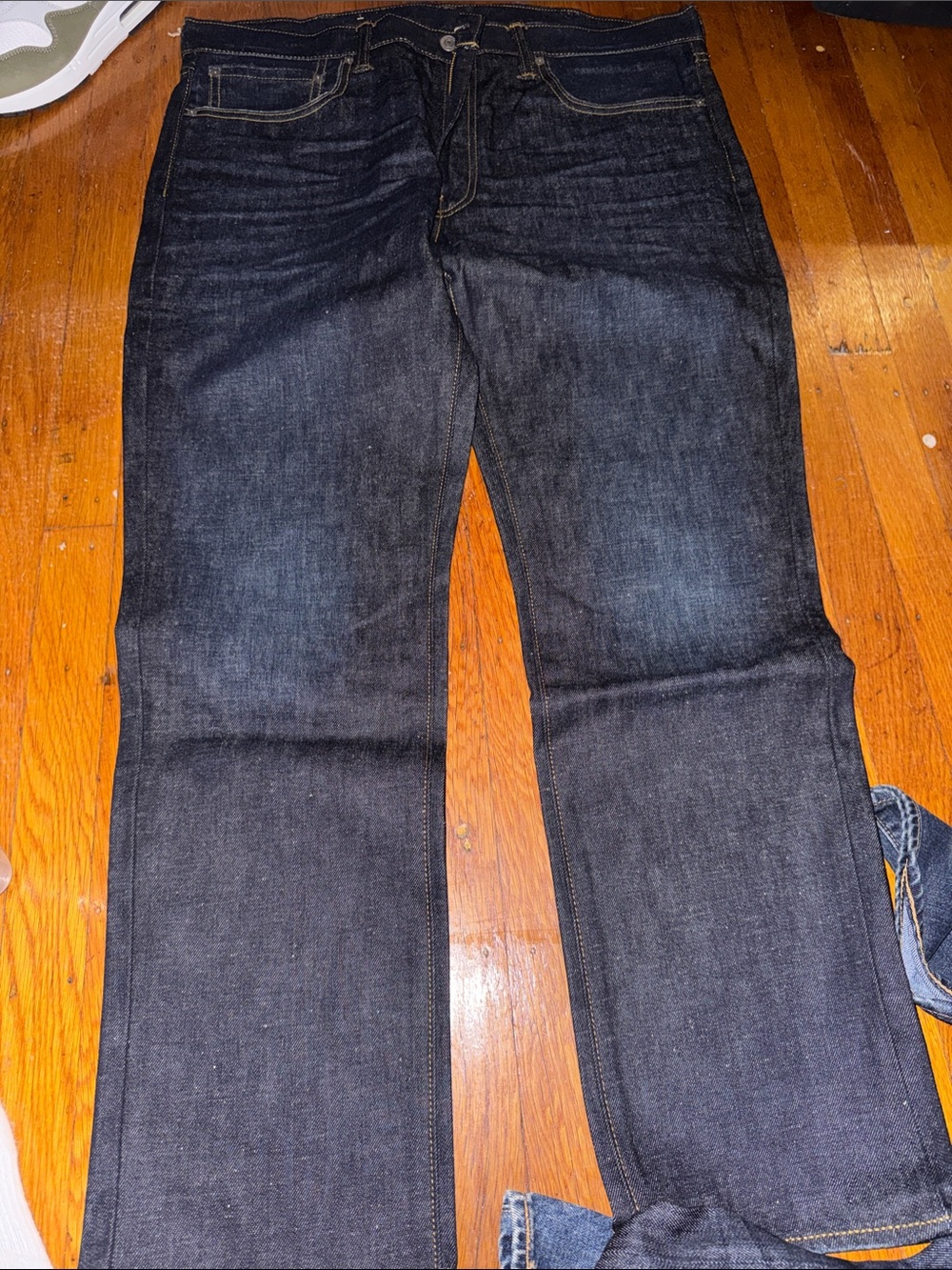 Levi's Men's Straight Jeans in Dark Blue Denim